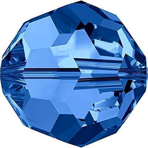 5000 Swarovski® Crystal Beads Round Capri Blue