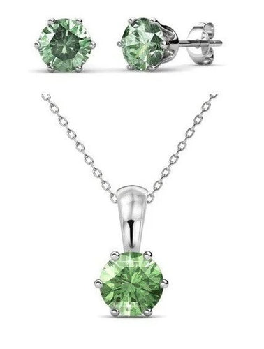Crystalize Peridot/August Birth Set with Swarovski® Crystals